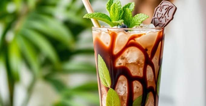 Chocolate Mint Mocktail