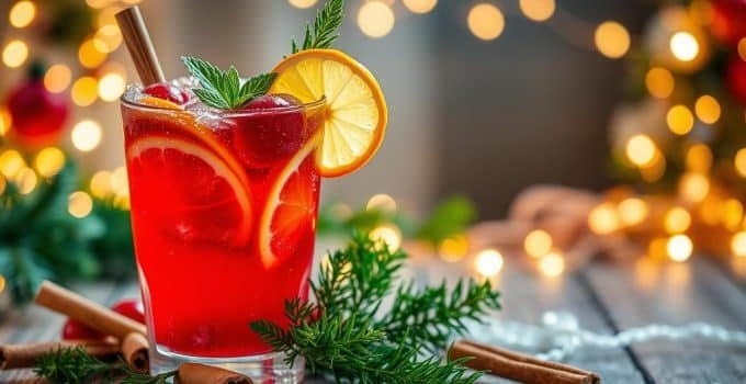 Christmas Punch Mocktail