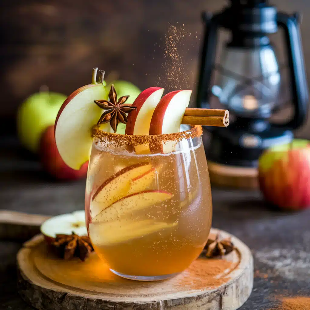 Cinnamon Apple Sparkler Mocktail