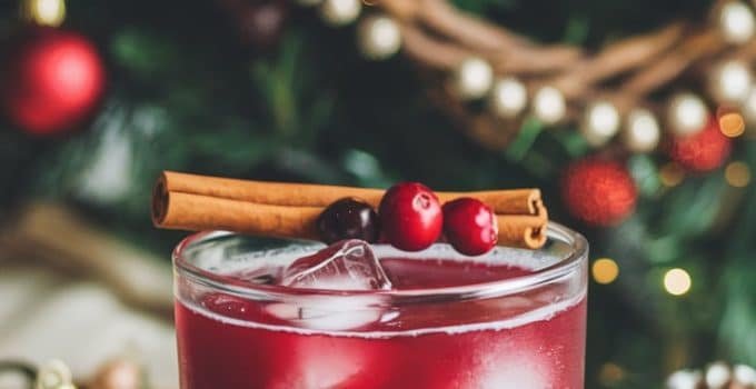 Cranberry Cinnamon Mocktail