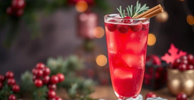 Cranberry Cinnamon Mocktail