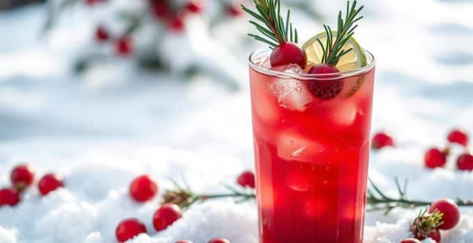 Cranberry Pine Mocktail