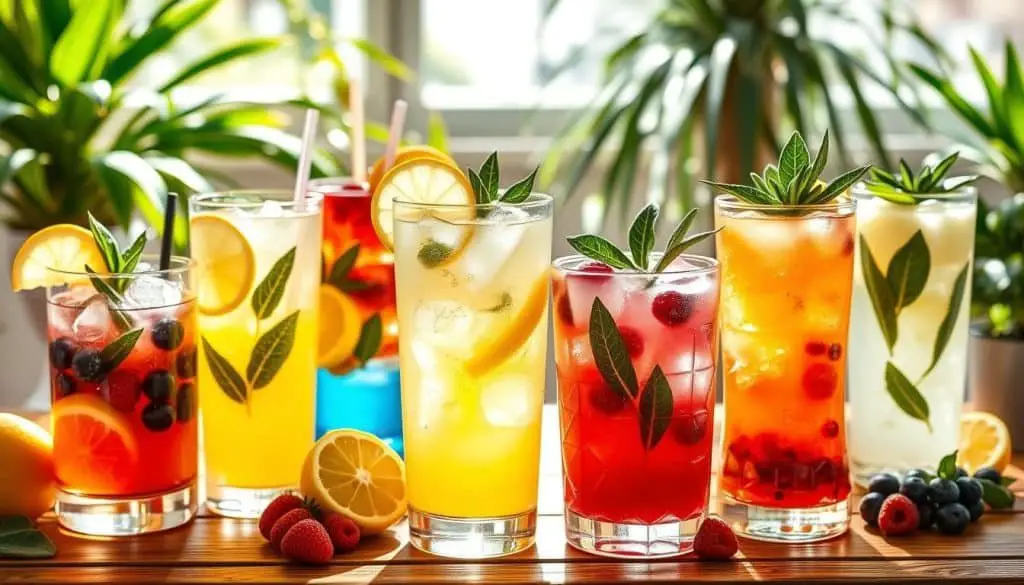 Creative variations of mocktails