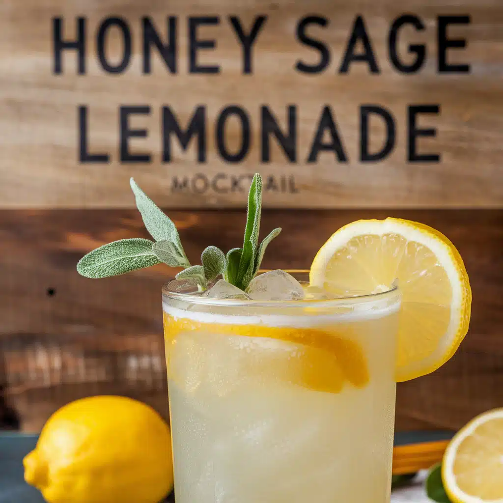 Honey Sage Lemonade Mocktail