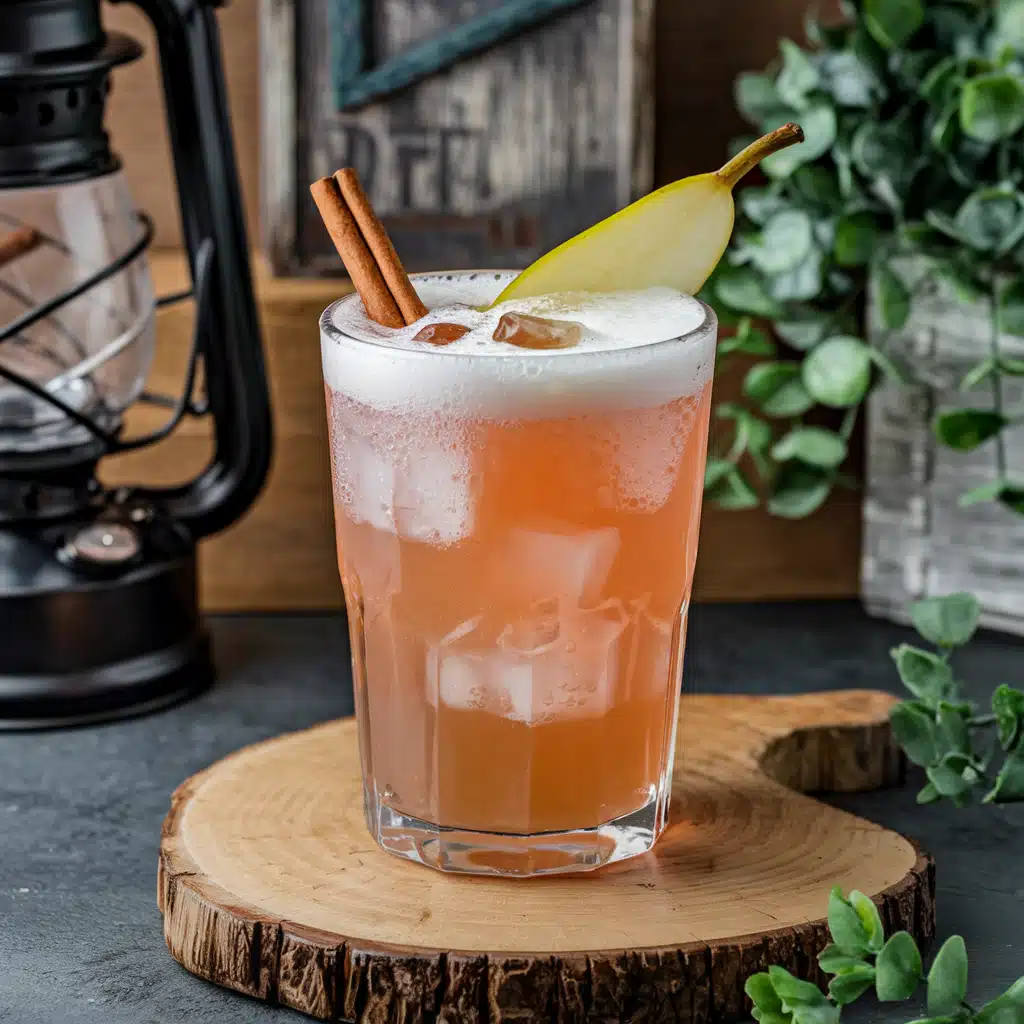 Maple Pear Fizz Mocktail