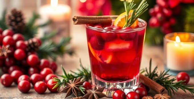 Mulled Cranberry Mocktail