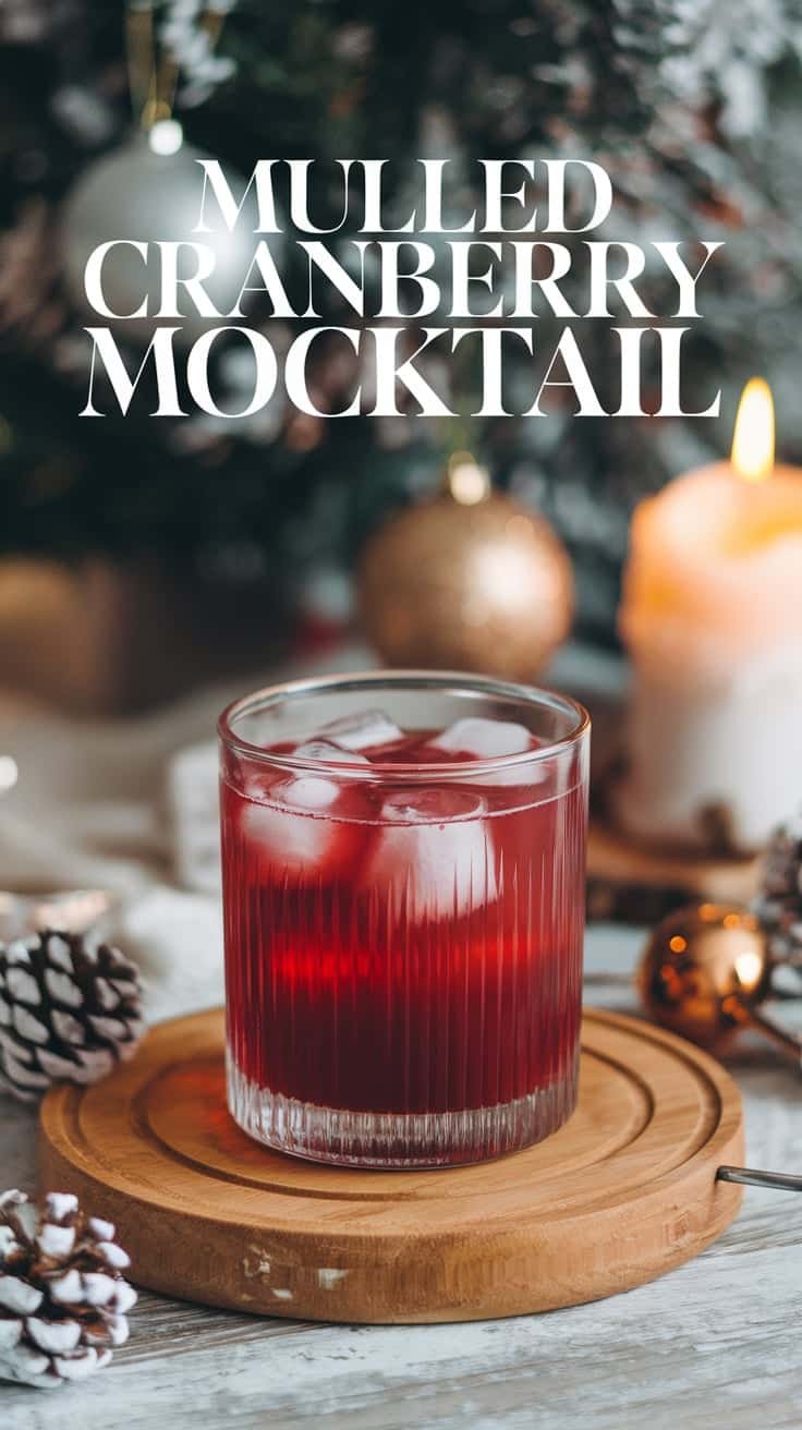 Mulled Cranberry Mocktail