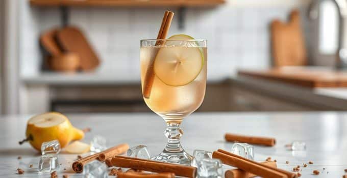 Pear Cinnamon Mocktail