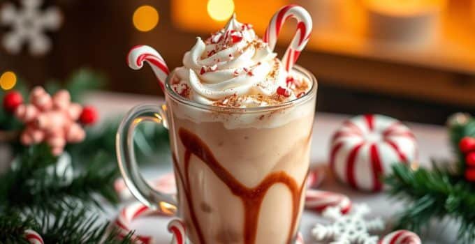 Peppermint Hot Chocolate Mocktail