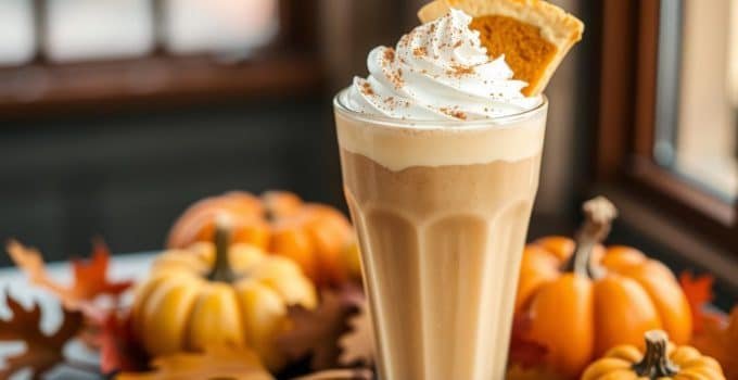 Pumpkin Pie Milkshake Mocktail