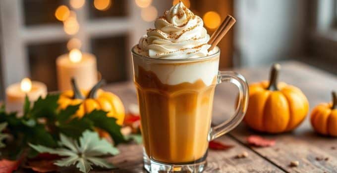 Pumpkin Spice Latte Mocktail