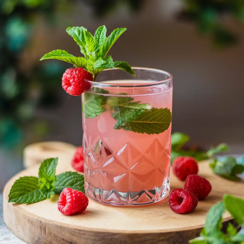 Raspberry Mint Mocktail