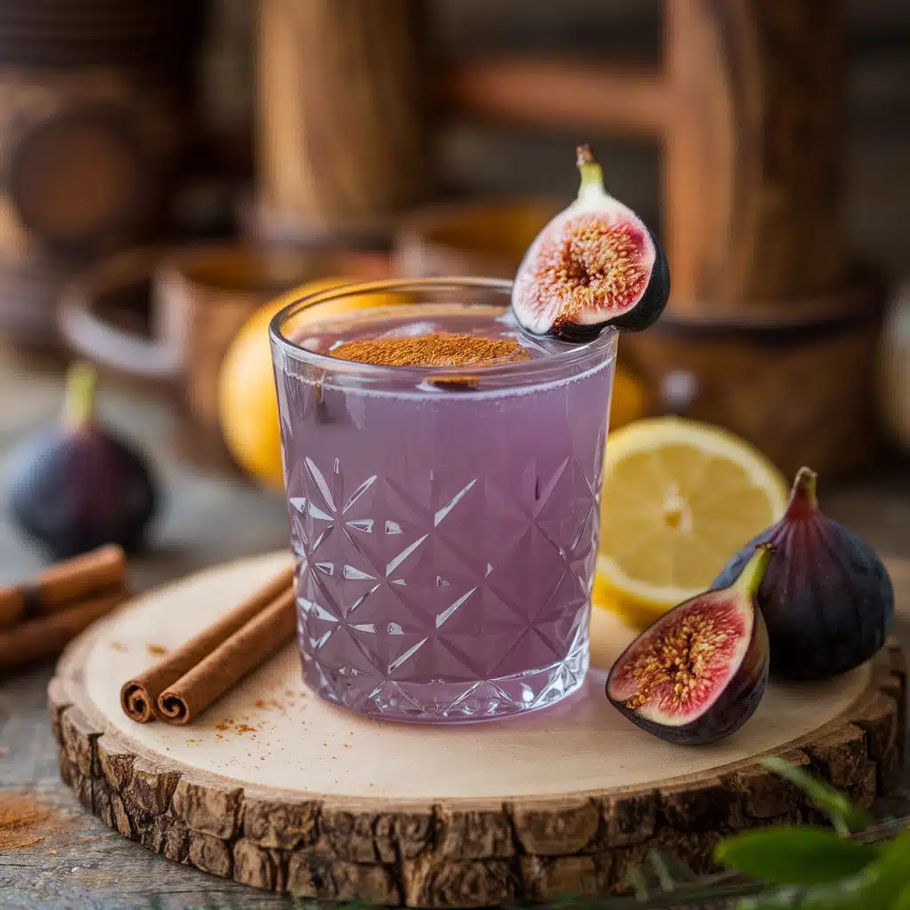 Roasted Fig Cinnamon Mocktail