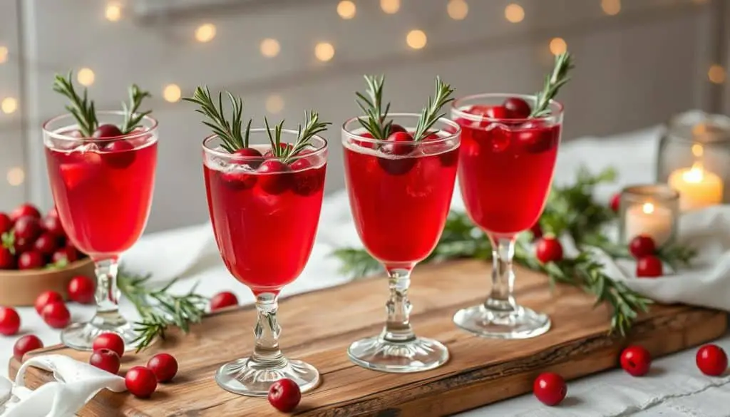 Serving mocktails and garnishing drinks