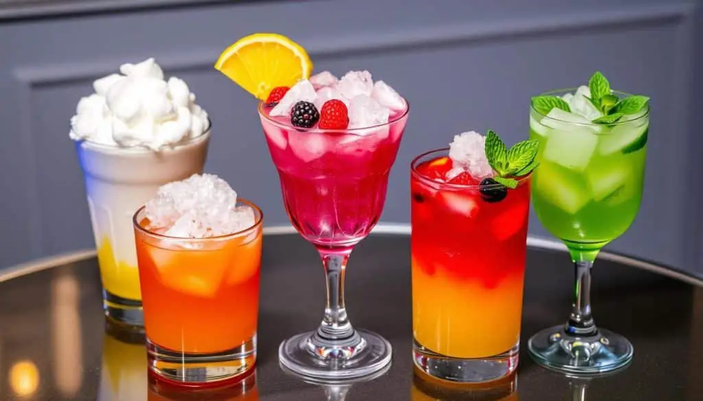 Snowball Mocktail variations