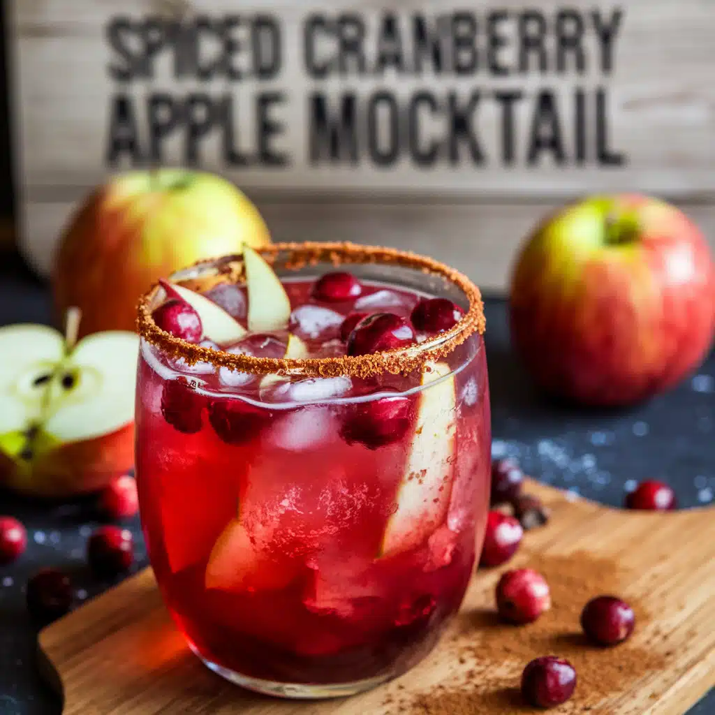 Spiced Cranberry Apple Mocktail