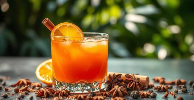 Spiced Orange Mocktail