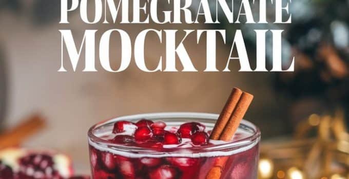 Spiced Pomegranate Mocktail