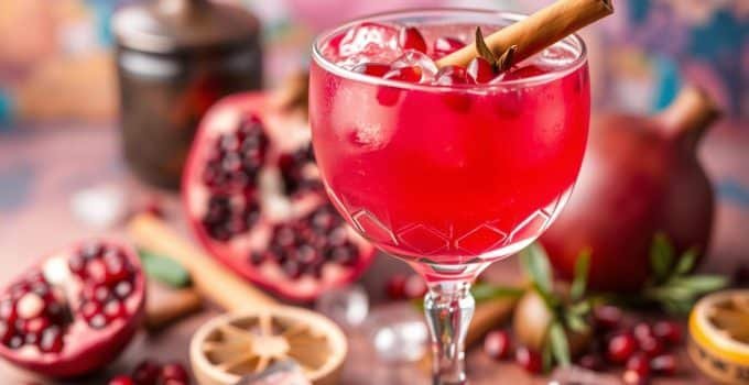 Spiced Pomegranate Mocktail