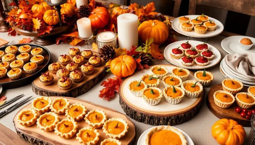 Thanksgiving appetizers and desserts
