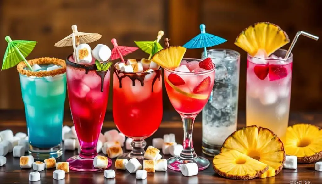 Variations of Toasted Marshmallow Mocktail