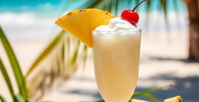 Virgin Pina Colada Mocktail