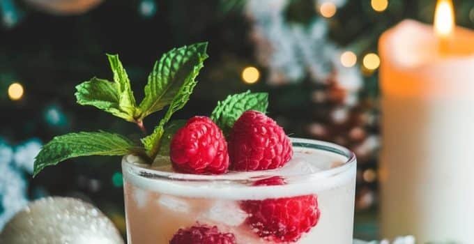 White Chocolate Raspberry Mocktail