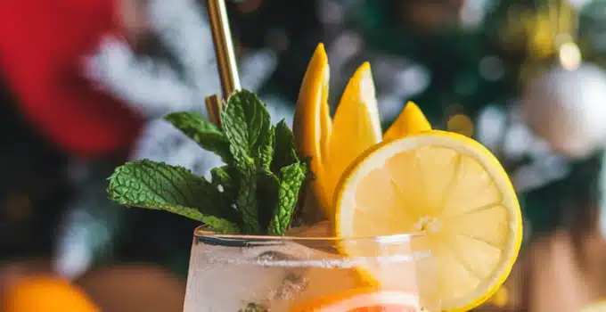 Winter Citrus Spritz Mocktail