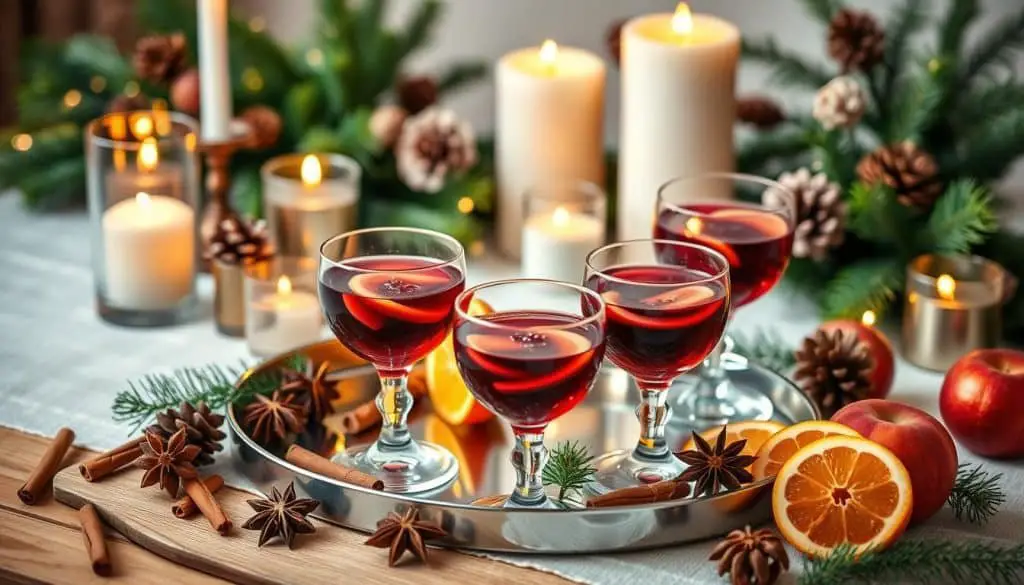 festive serving suggestions for Mulled Wine Mocktail