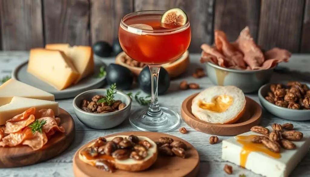 food pairings for mocktails
