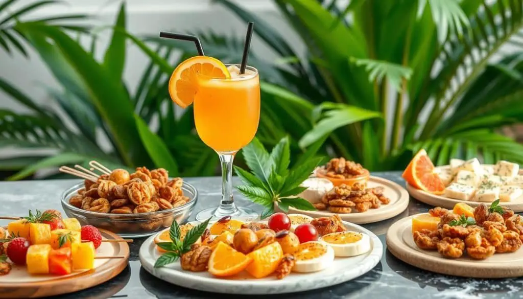 food pairings with Spiced Orange Mocktail