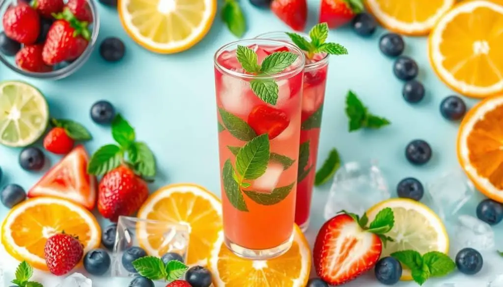 fruit variations in mocktails