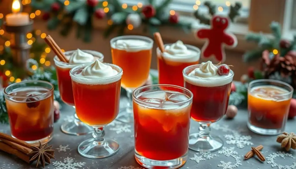 garnishing mocktails