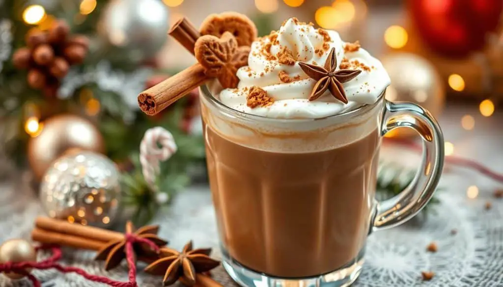 gingerbread latte garnishes