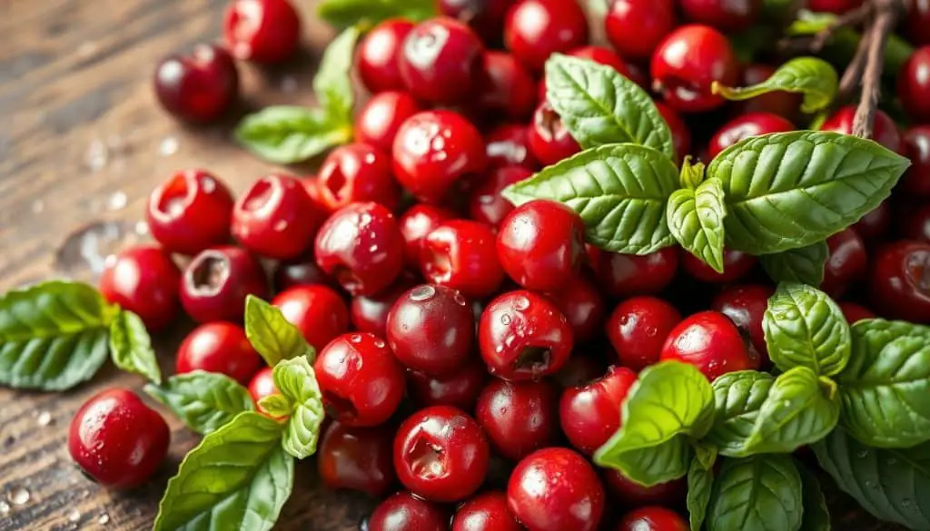 health benefits of cranberry and basil