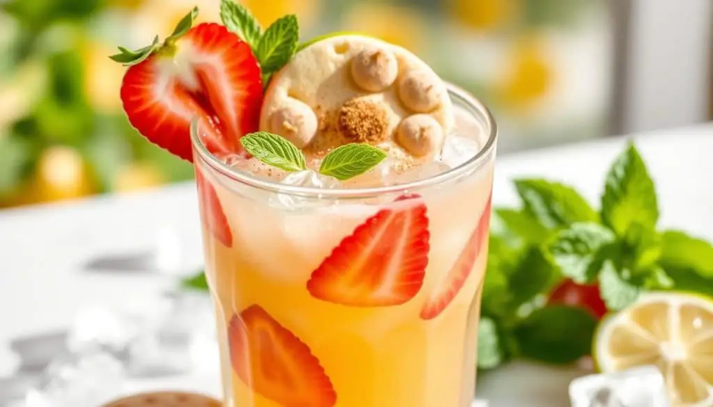 healthier Sugar Cookie Mocktail options
