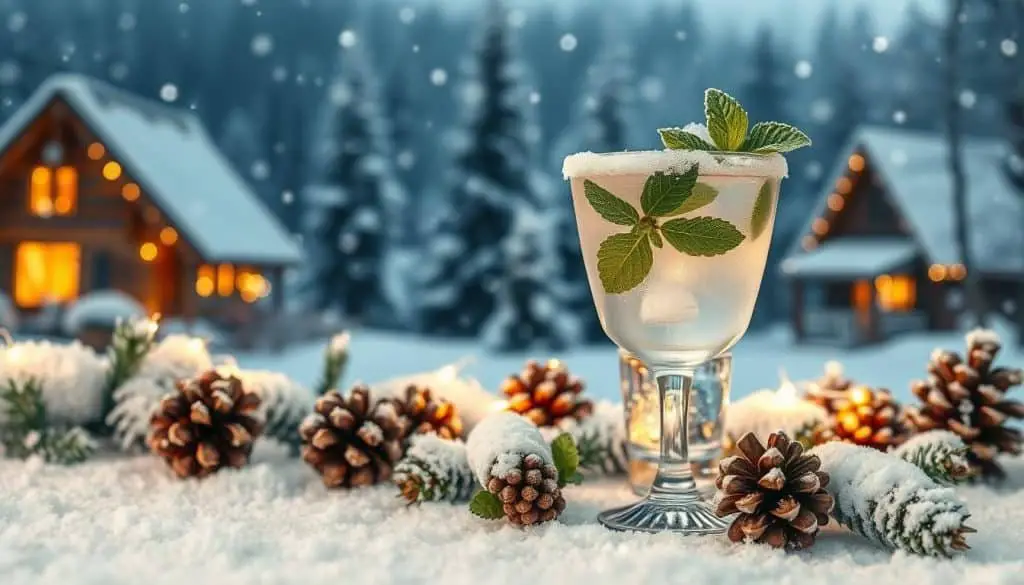 how to make a Winter Wonderland Mocktail