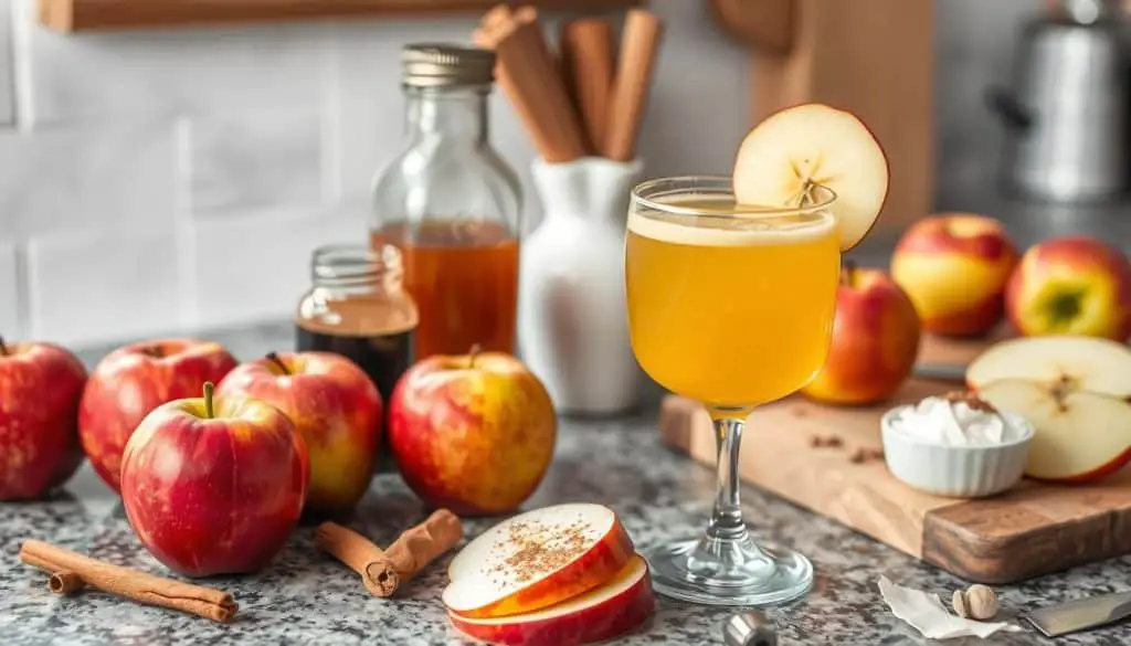how to make apple pie mocktail