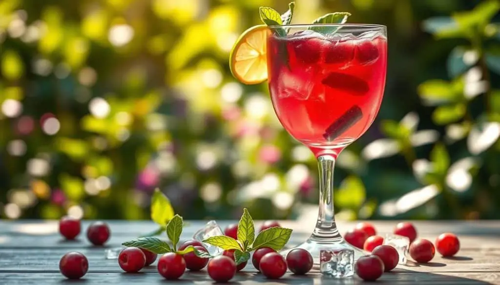 mocktail presentation