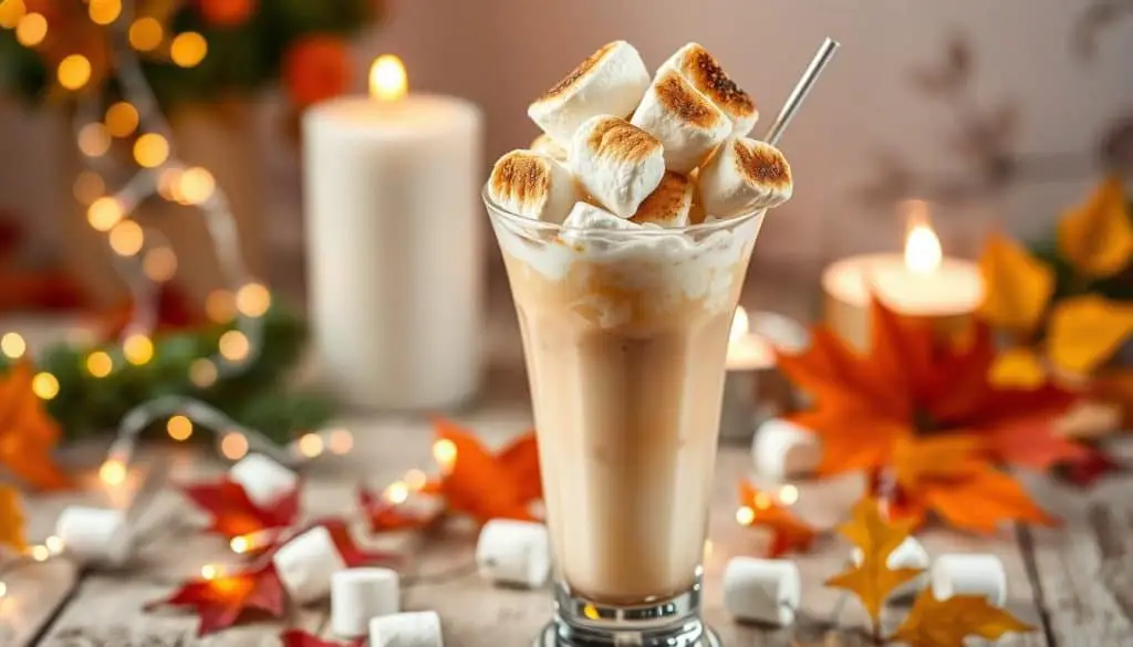 serving Toasted Marshmallow Mocktail