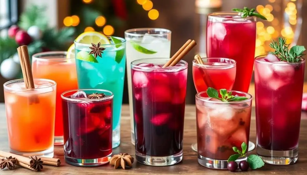 spiced mocktail variations
