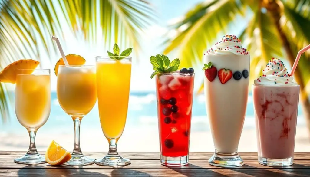 variations of Virgin Pina Colada