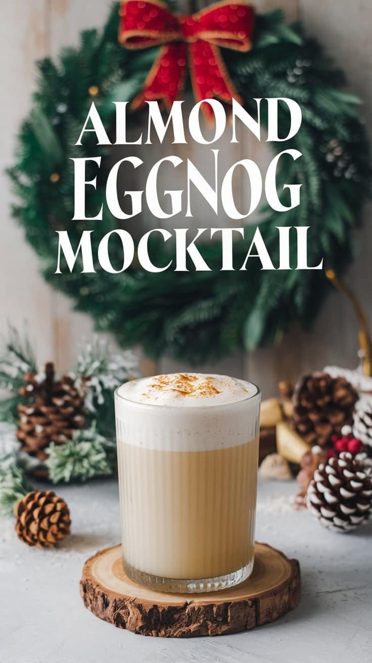 Almond Eggnog Mocktail