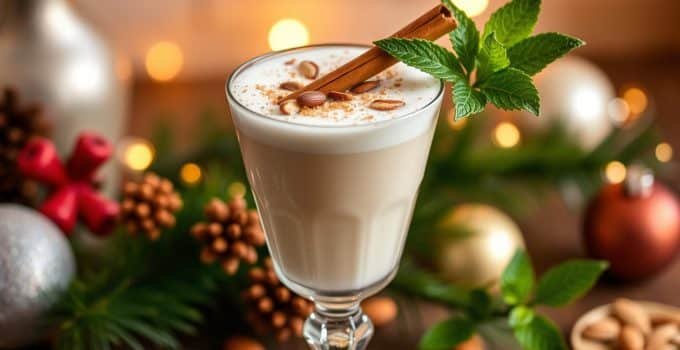 Almond Eggnog Mocktail