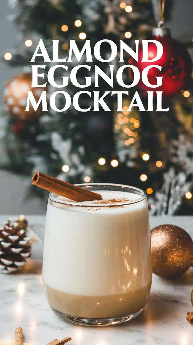 Almond Eggnog Mocktail