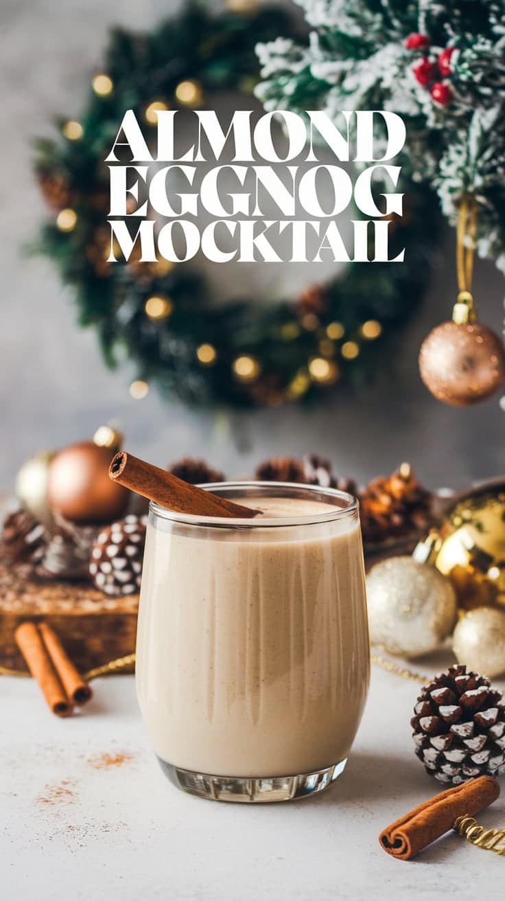 Almond Eggnog Mocktail