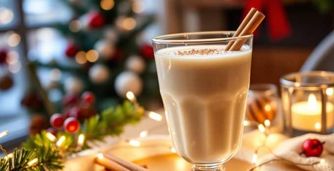 Almond Milk Nog Mocktail