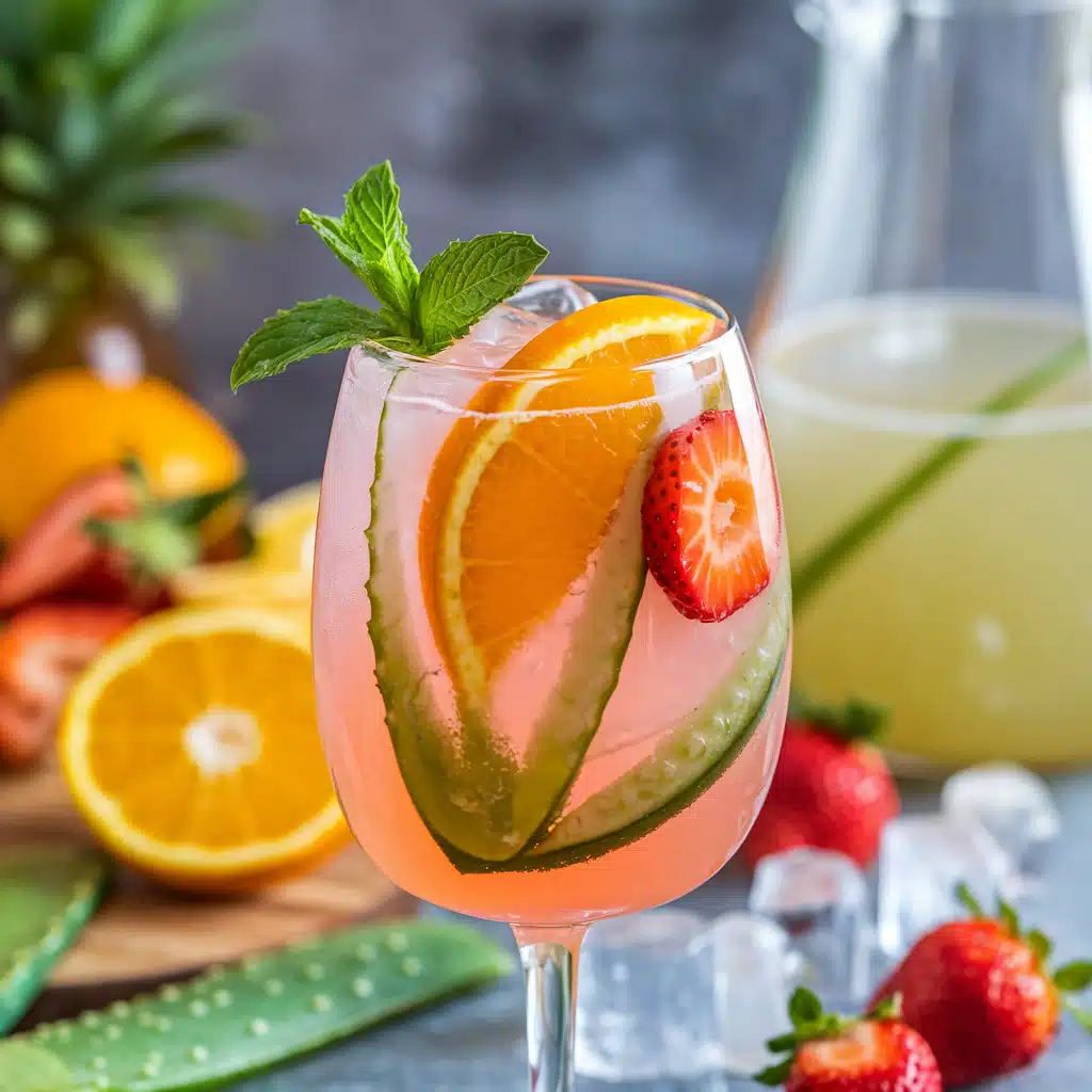 Aloe Vera Fizz Mocktail