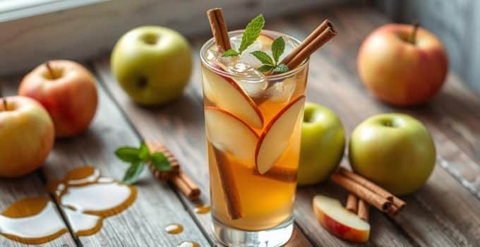 Apple Cinnamon Honey Mocktail