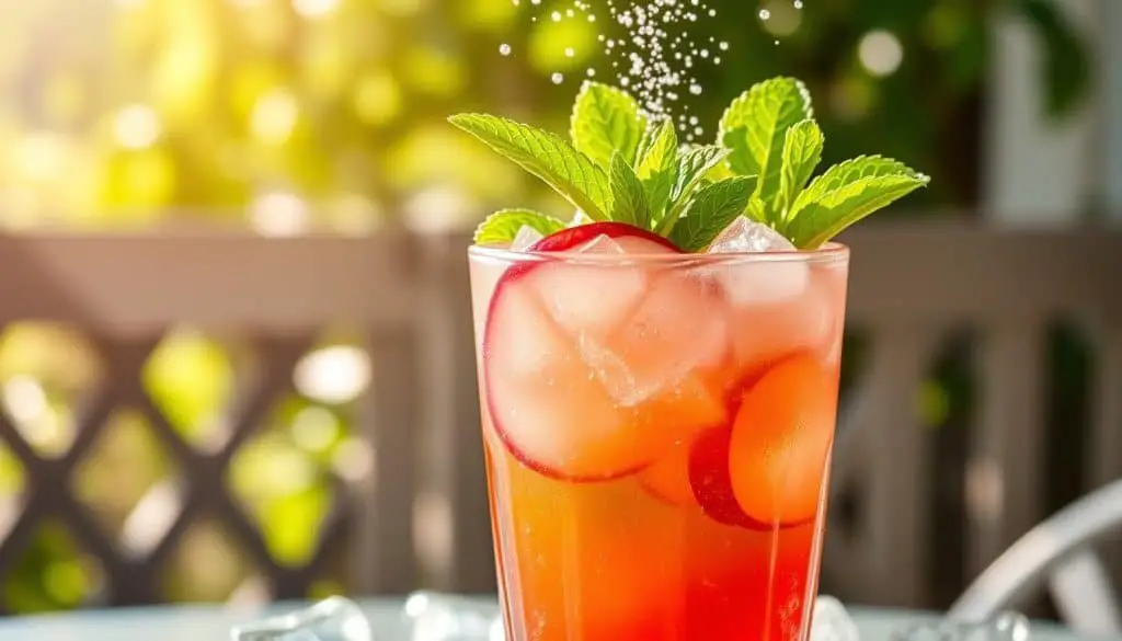 Apple Mint Sparkler Mocktail